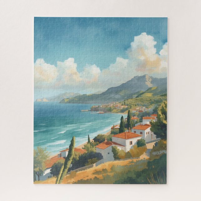 Puzzle Islas Baleares Viaje Francés Vintage (Vertical)