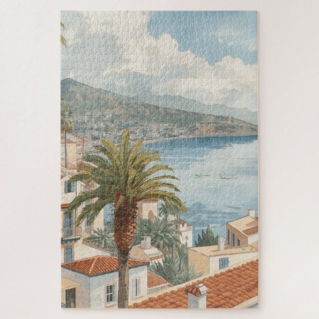 Puzzle Islas Baleares Viaje Francés Vintage (Vertical)