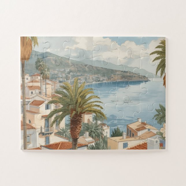 Puzzle Islas Baleares Viaje Francés Vintage (Horizontal)