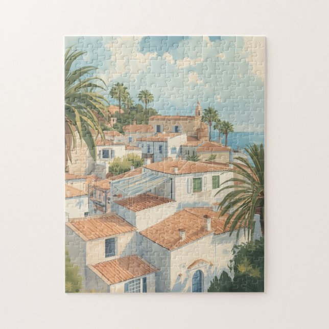 Puzzle Islas Baleares Viaje Francés Vintage (Vertical)