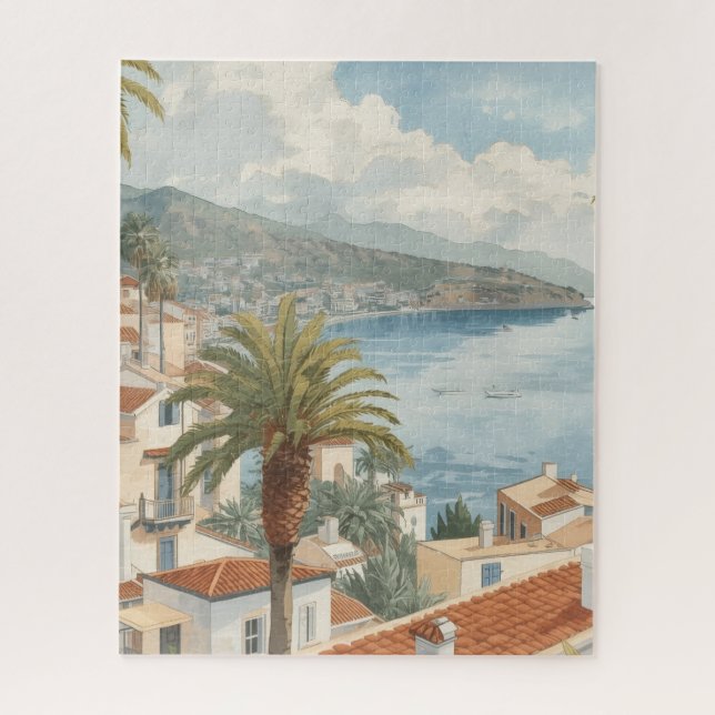 Puzzle Islas Baleares Viaje Francés Vintage (Vertical)