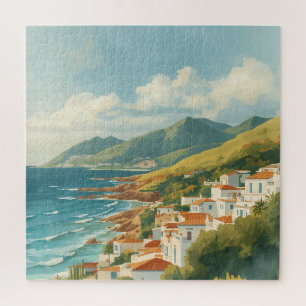 Puzzle Islas Baleares Vintage Riviera Francesa Viaje