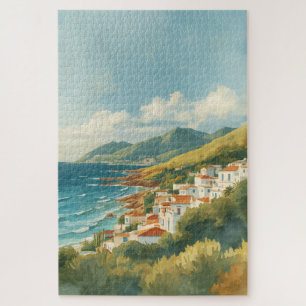 Puzzle Islas Baleares Vintage Riviera Francesa Viajes