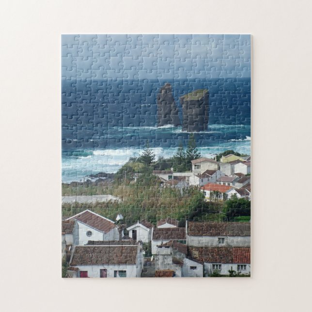 Puzzle Islas de Mosteiros - de Azores (Vertical)