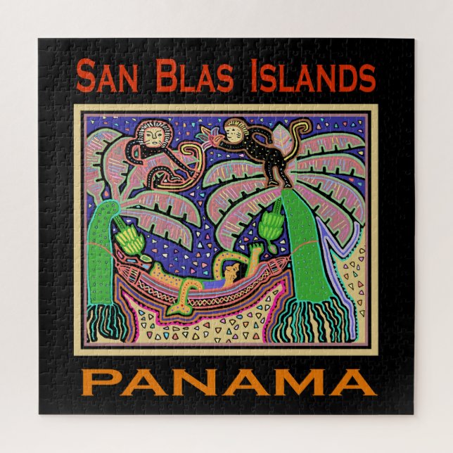 Puzzle Islas de San Blas - Panamá (Vertical)