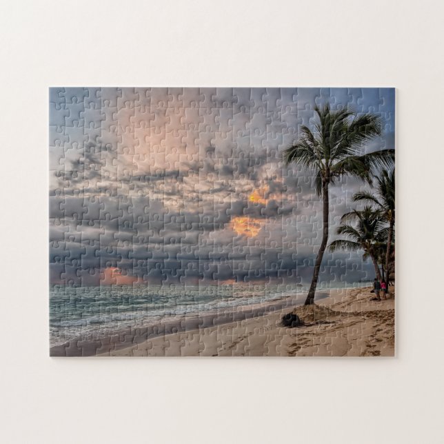 Puzzle Islas Hawaianas de Playa Exótica (Horizontal)