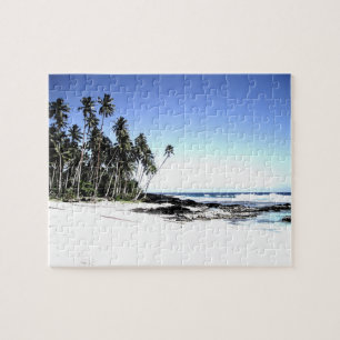 Puzzle Islas Hawaii Viajes Playa Palm Trees