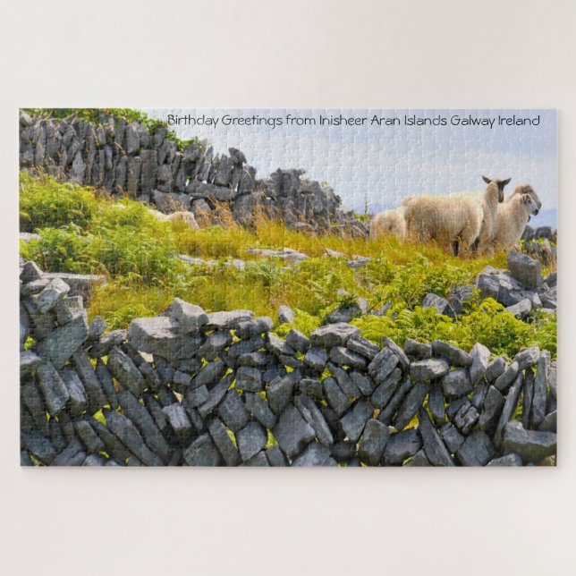 Puzzle Islas Inisheer Aran Galway Irlanda. Jigsaw Puzzl (Horizontal)