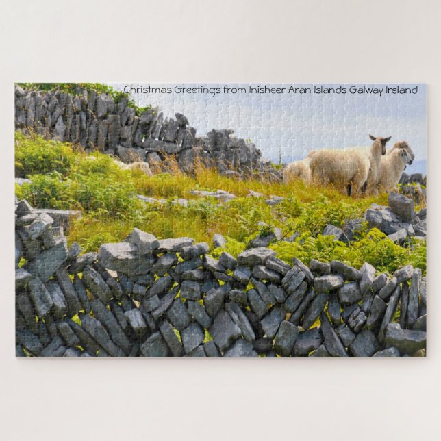 Puzzle Islas Inisheer Aran Galway Irlanda. Jigsaw Puzzl (Horizontal)