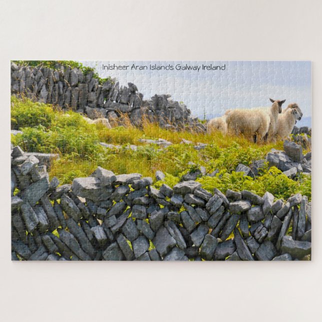 Puzzle Islas Inisheer Aran Galway Irlanda. Jigsaw Puzzl (Horizontal)