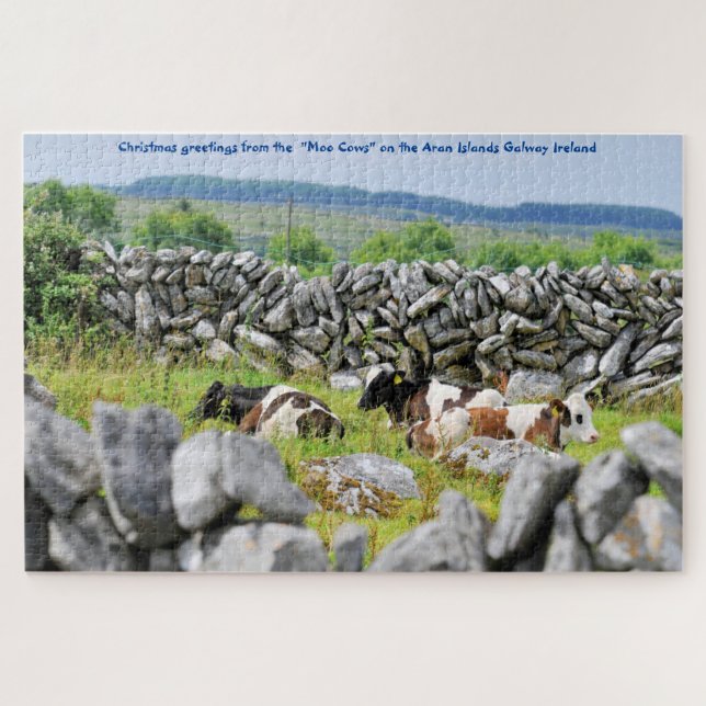 Puzzle Islas Inisheer Aran Galway Irlanda. Jigsaw Puzzl (Horizontal)