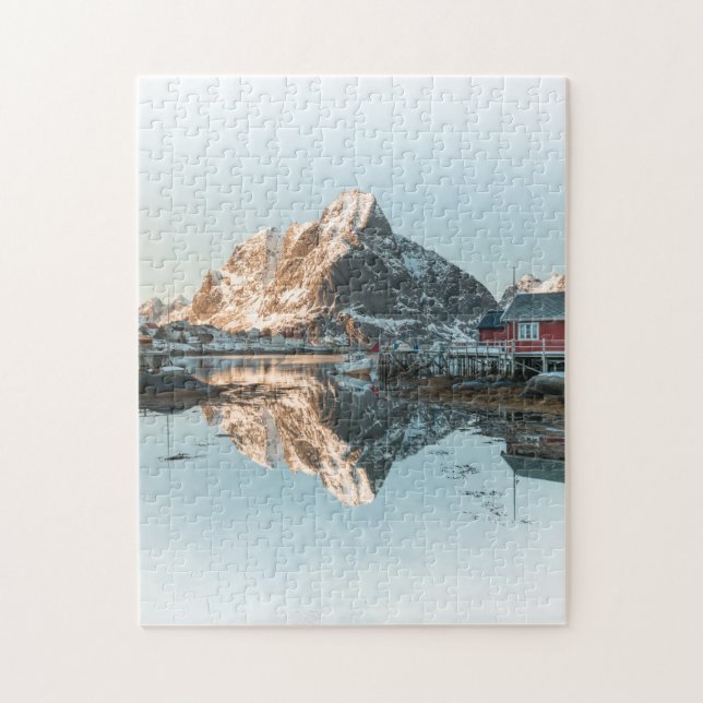 Puzzle Islas Reine, Lofoten (Vertical)