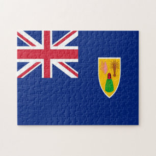 Puzzle Islas Turcas y Caicos - Bandera -