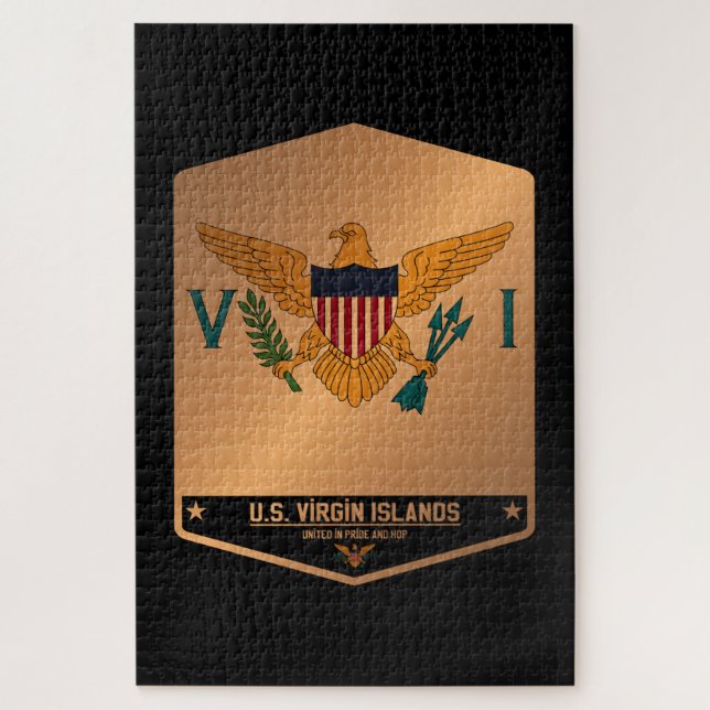 Puzzle Islas Vírgenes de Estados Unidos (Vertical)