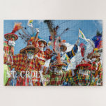 Puzzle Islas Vírgenes de Estados Unidos marcan Moko Jumbi<br><div class="desc">Islas Vírgenes Estadounidenses flamean el rompecabezas de Moko Jumbies St. Croix caribeño con las Islas Vírgenes Estadounidenses escritas en él. Esta es una vibrante fotografía de Mocko Jumbies mientras celebran durante el Festival - Desfile de Carnaval en Santa Cruz y sosteniendo la bandera de las Islas Vírgenes de Estados Unidos....</div>