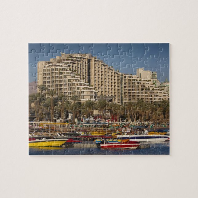 Puzzle Israel, el Negev, Eilat, frente al mar Rojo (Horizontal)