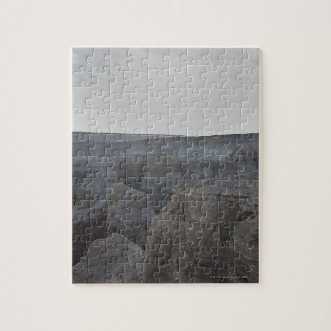 Puzzle Israel, mar muerto, formaciones de roca (Vertical)