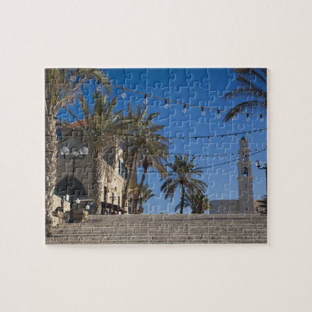 Puzzle Israel, Tel Aviv, Jaffa, escaleras, Old Jaffa (Horizontal)