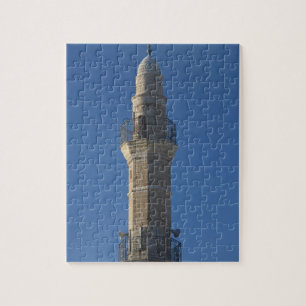 Puzzle Israel, Tel Aviv, Jaffa, minarete de la mezquita