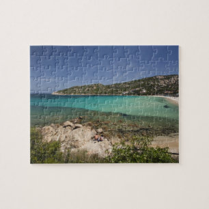 Puzzle Italia, Cerdeña, Baja Cerdeña. Playa de resort.