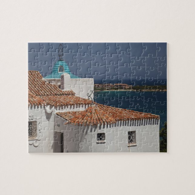 Puzzle Italia, Cerdeña, Porto Cervo. Chiesa de Stella (Horizontal)