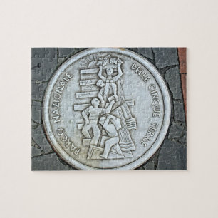 Puzzle Italia - Cinque Terre Emblem - 8x10 - 110 pc