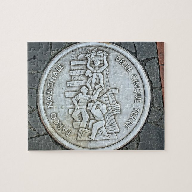 Puzzle Italia - Cinque Terre Emblem - 8x10 - 110 pc (Horizontal)