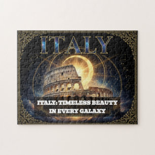 Puzzle Italia Cósmica Coliseo Romano Arte Celestial