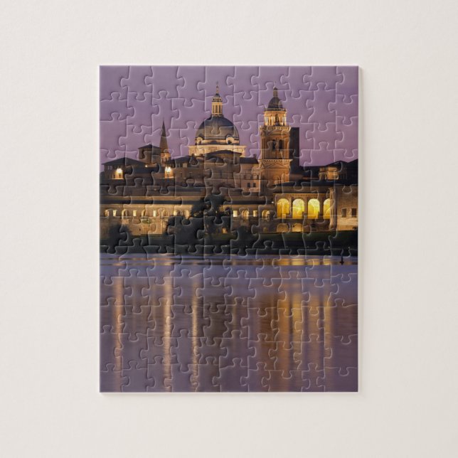 Puzzle Italia, Provincia de Mantua, Mantua. Vista de la c (Vertical)