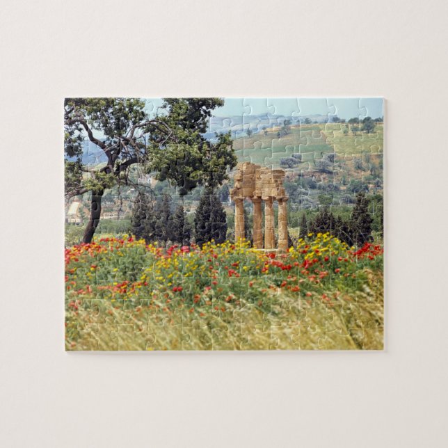 Puzzle Italia, Sicilia, Agrigento. Las ruinas de la (Horizontal)