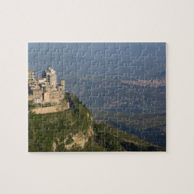 Puzzle Italia, Sicilia, Enna, vista de ciudad desde Rocca (Horizontal)
