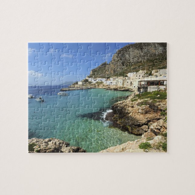 Puzzle Italia, Sicilia, Islas Egadi, Levanzo, (Horizontal)
