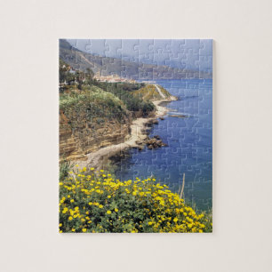 Puzzle Italia, Sicilia. La costa norte de Sicilia en