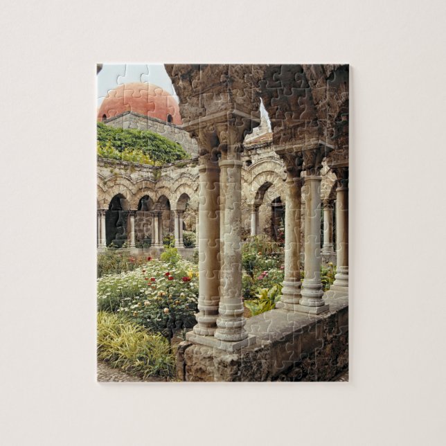 Puzzle Italia, Sicilia, Palermo. Los claustros sobreviven (Vertical)