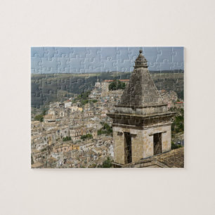 Puzzle ITALIA, Sicilia, RAGUSA IBLA: Vista del pueblo y S