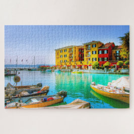 Puzzle Italia Sirmione Lake Garda Waterfront