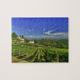 Puzzle Italia, Toscana, Greve. Los viñedos de Castello