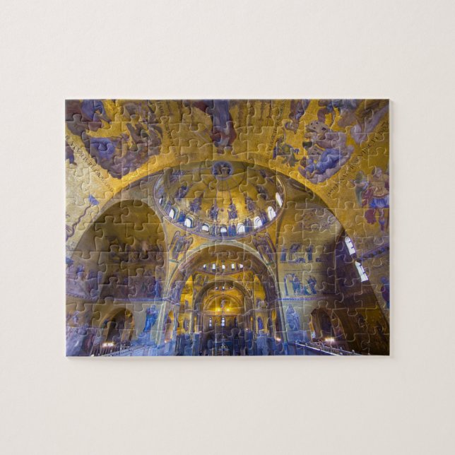Puzzle Italia, Venecia. Interior de la Catedral de San Ma (Horizontal)