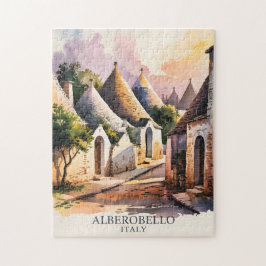 Puzzle Italian Village Trulli Vintage Alberobello Puglia