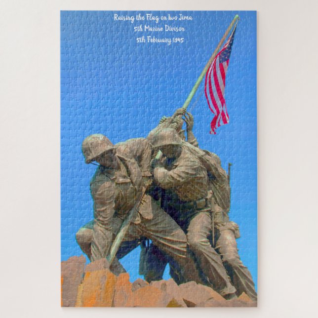 Puzzle Iwo-Jima 5ª División de Marines 5/02/1945 (Vertical)