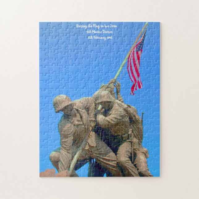 Puzzle Iwo-Jima 5ª División de Marines 5/02/1945 (Vertical)