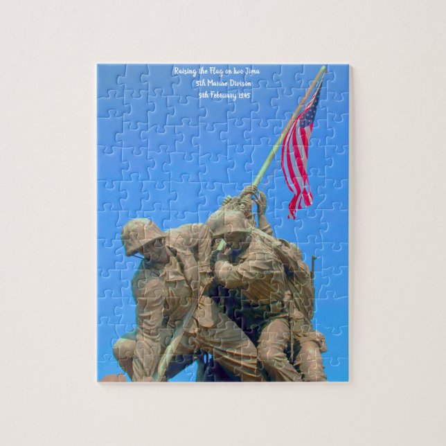 Puzzle Iwo-Jima 5ª División de Marines 5/02/1945 (Vertical)