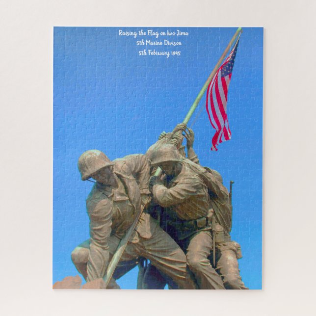 Puzzle Iwo-Jima 5ta División de Marines 5/02/1945 (Vertical)