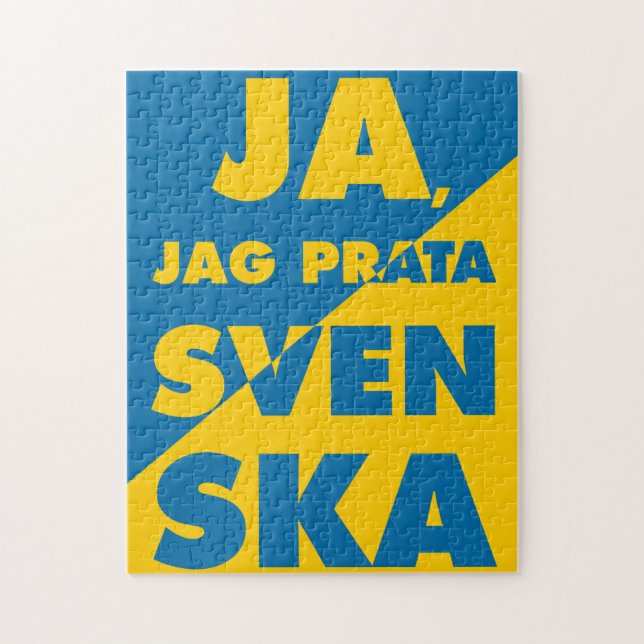 Puzzle Ja, Jag Prata Svenska, Sí, hablo sueco (Vertical)