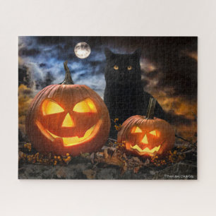 Puzzle "Jack O' Lanterns & Jet" 16x20