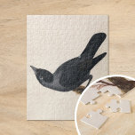 Puzzle Jackdaw | William Lewin<br><div class="desc">Jackdaw (antes de 1790) | Jackdaw de William Lewin es una pintura refinada y detallada que muestra un manto negro encaramado en una rama con un fondo neutral minimalista. El trabajo de arte resalta las plumas brillantes del pájaro y la expresión inteligente con meticulosa atención al detalle. La sencillez del...</div>