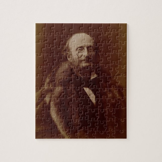 Puzzle Jacques Offenbach (1819-80), compositor alemán, (Vertical)