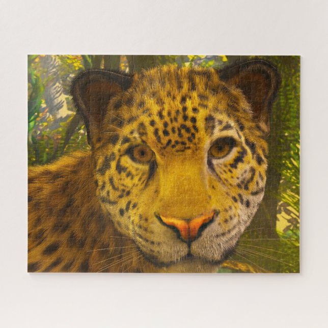Puzzle Jaguar Grandes Gatos. (Horizontal)