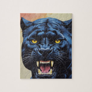 Puzzle Jaguar - Pantera negra