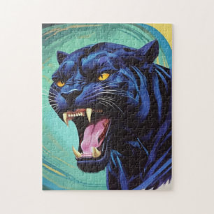 Puzzle Jaguar - Pantera negra